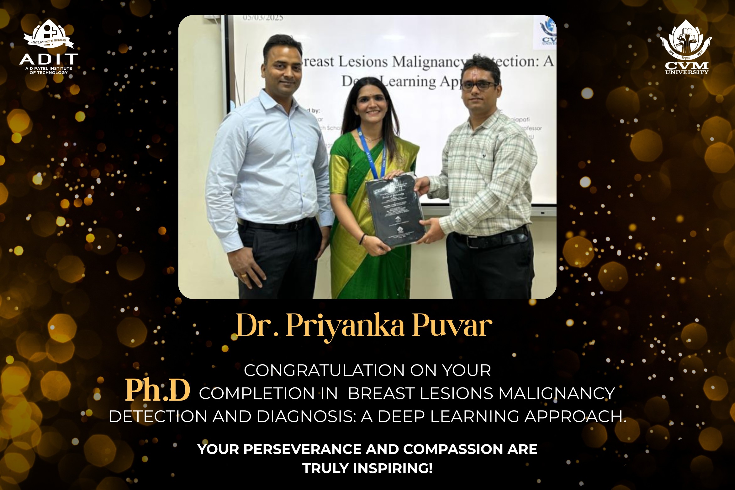 Ph.D Completion in Breast Lesions Malignancy Detection and Diagnosis