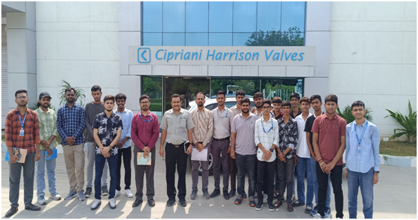 Industrial Visit to the Cipriani Harrison Valves Pvt. Ltd.
