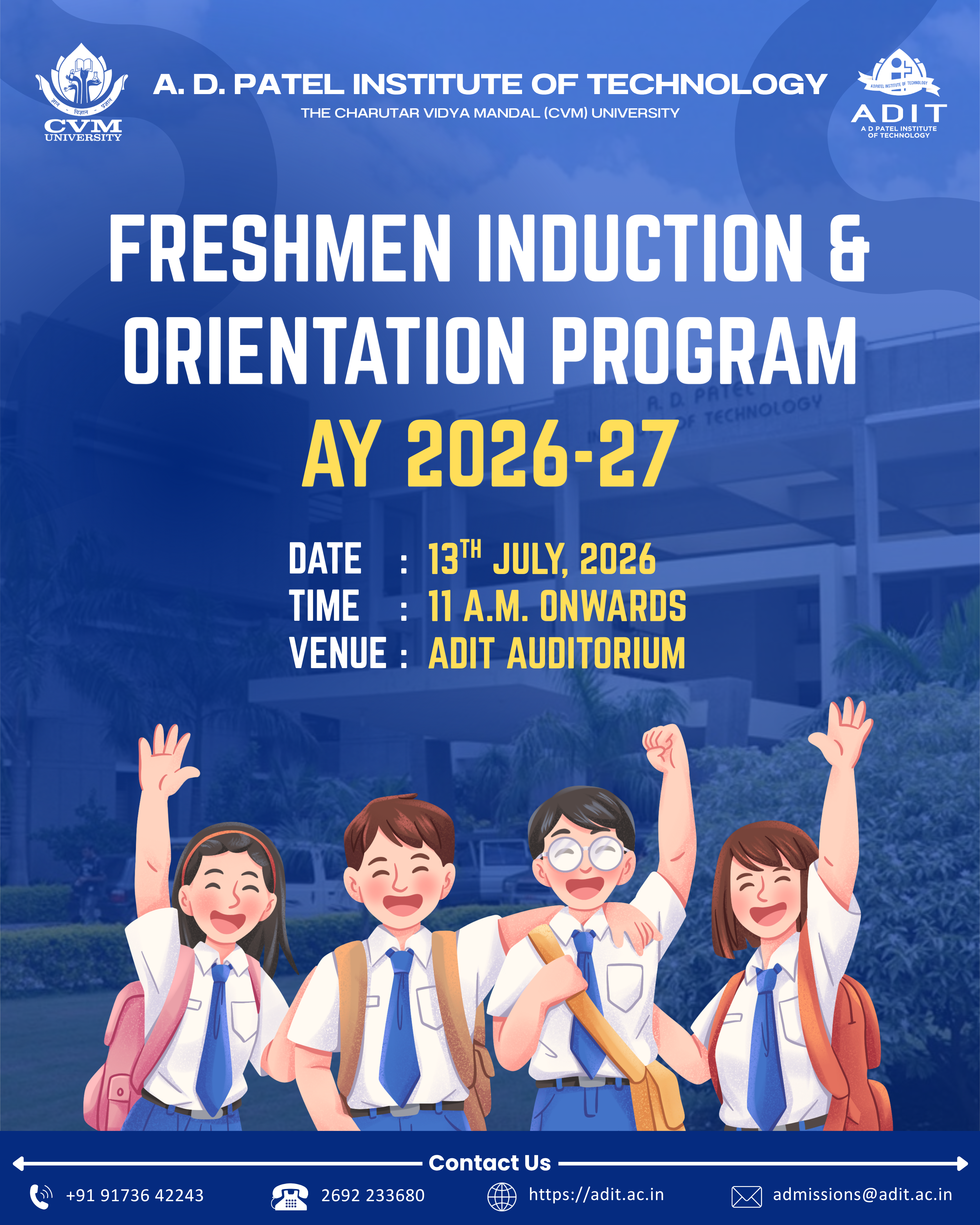 Freshmen Induction & Orientation Program 2026-27