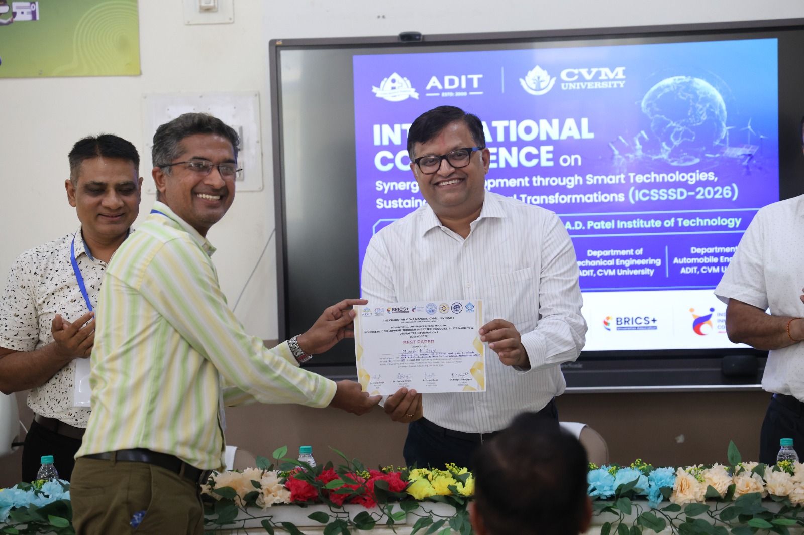 International conference at ADIT - ICSSSD-2026