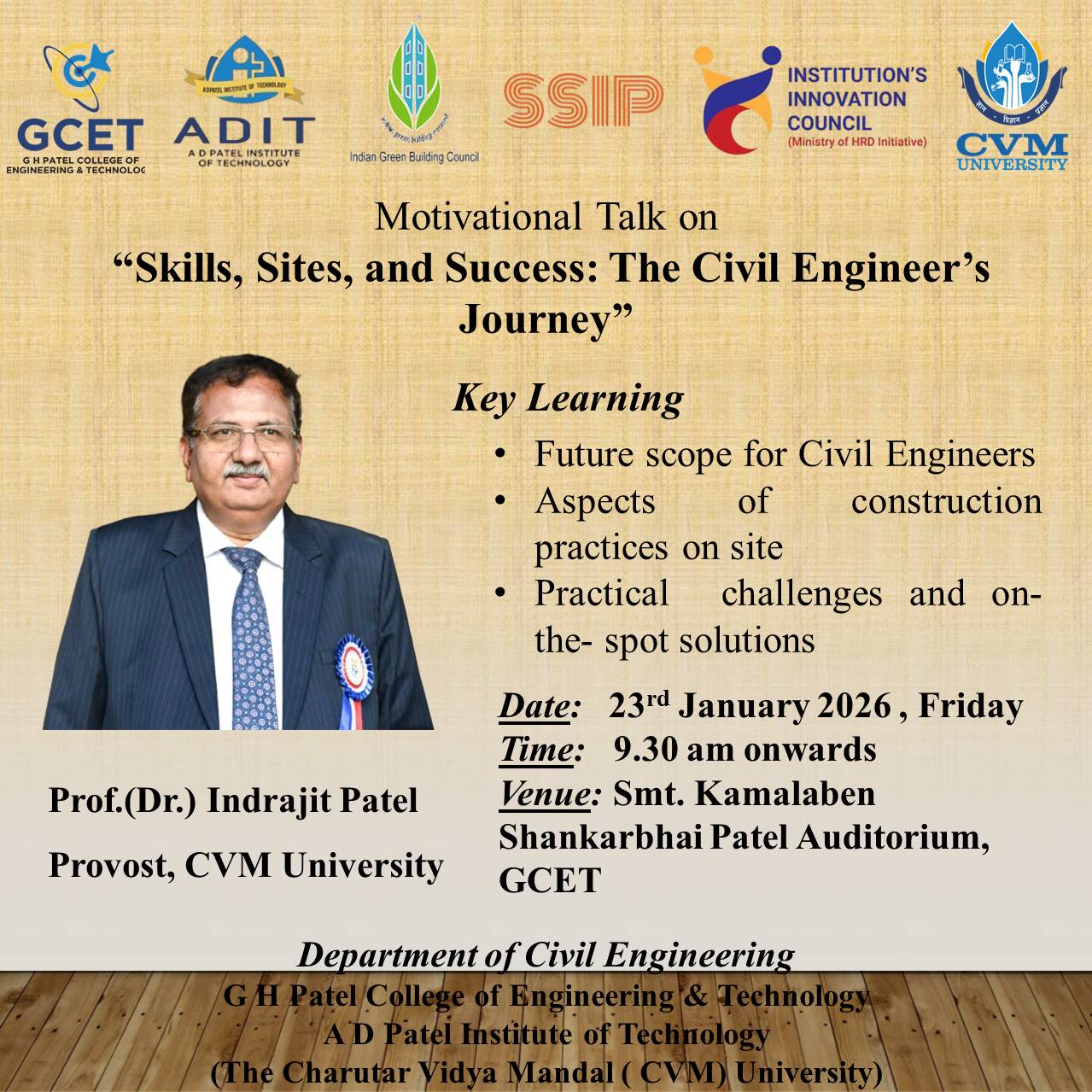 Motivational Talk on Poster