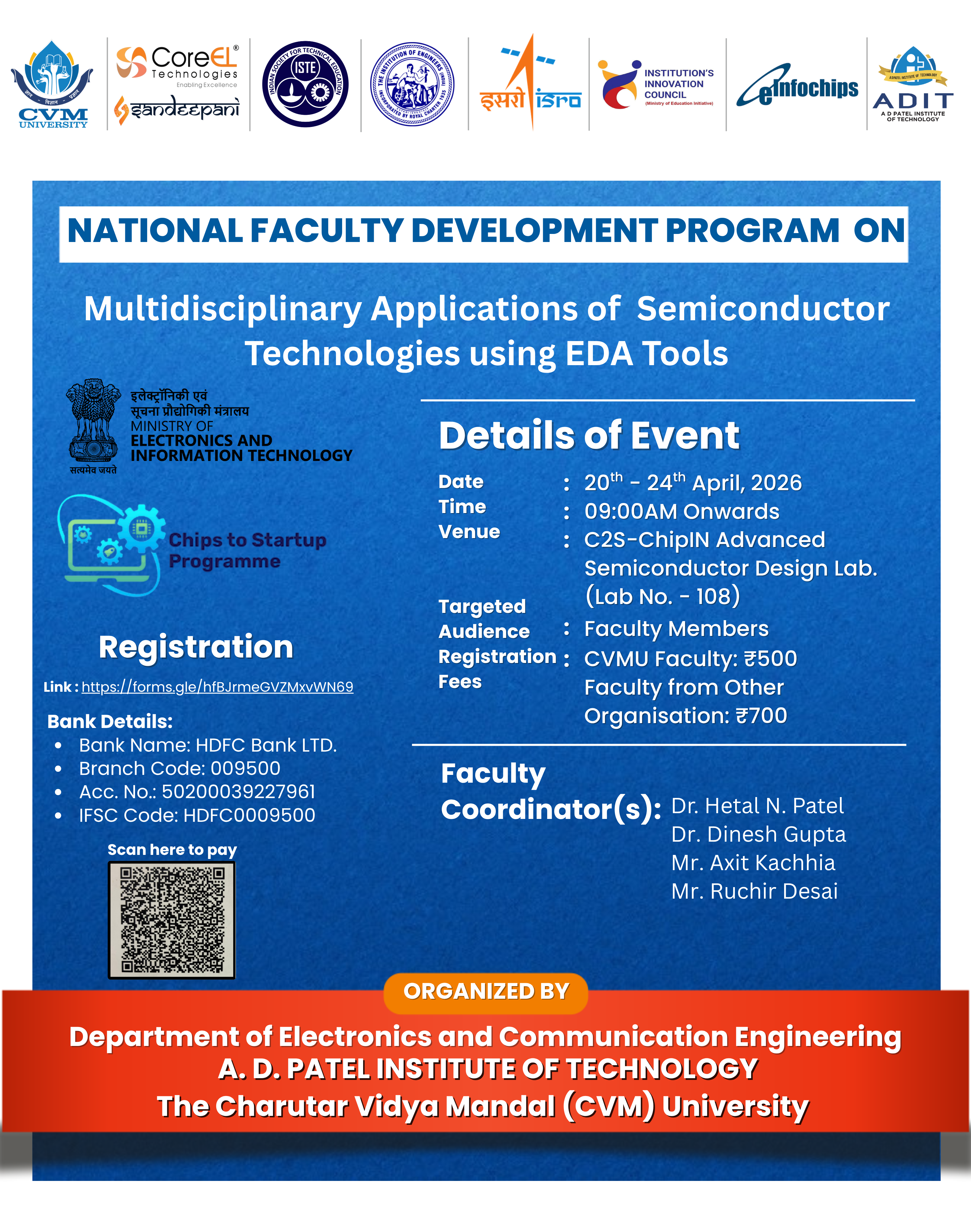 Multidisciplinary Applications of Semiconductor Technologies using  EDA tools Poster